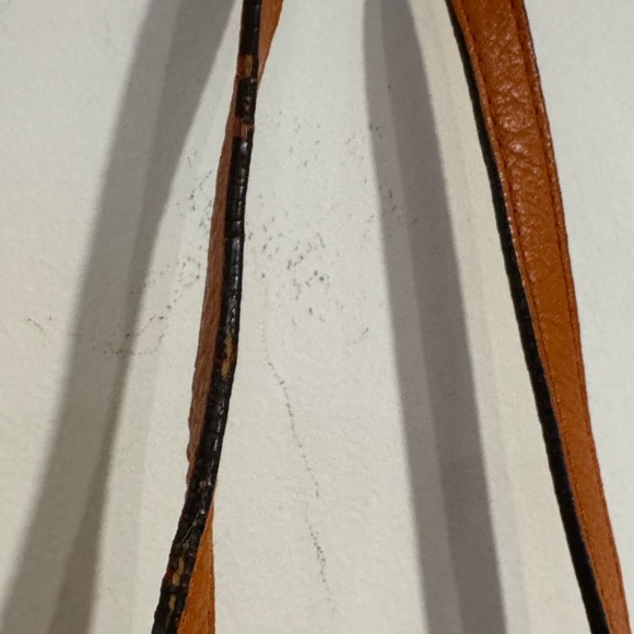 MICHAEL KORS Charlton Brown Leather Gold Push Lock Crossbody Shoulder Bag Purse - Picture 8 of 16